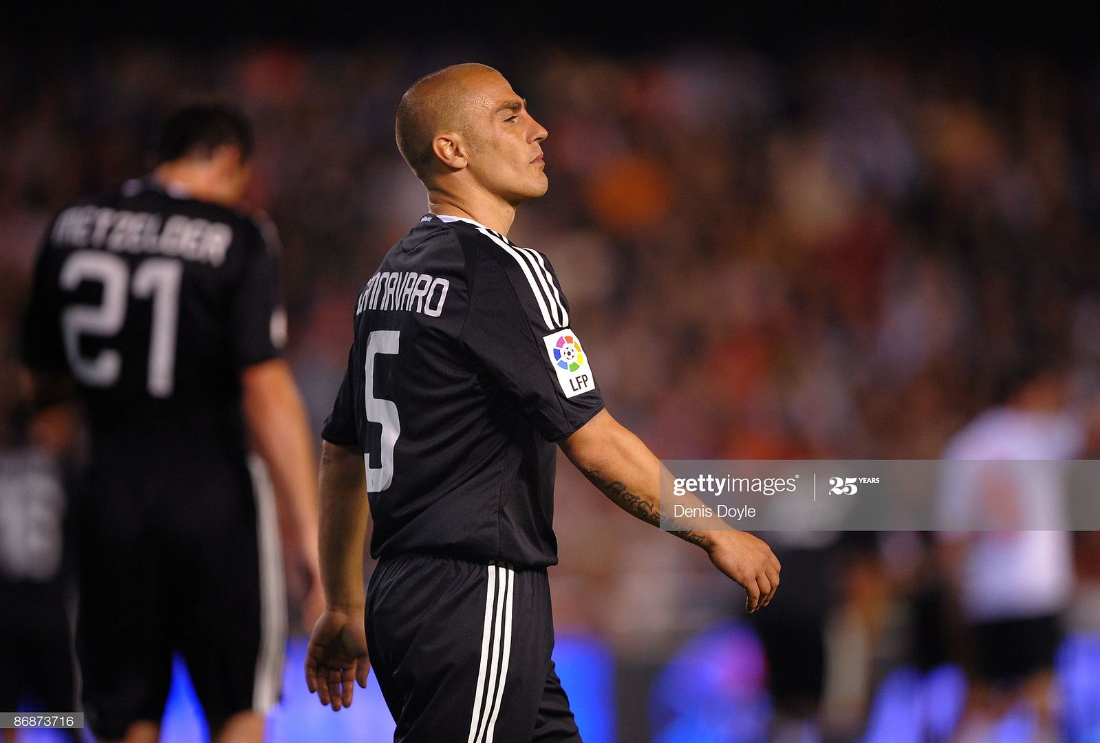 Real Madrid 08/09 #5 Cannavaro Awaykit / 3rd Awaykit Nameset